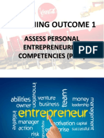 Personal Entreprenuerial Competencies