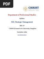 MSC - Strategic Management - Sylllabus - 2018-19 - Final - 20190116122504