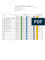 CONSOLIDADO DE NOTAS DEL COLEGIO PARTICULAR CRISTIANO