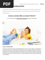 Autismo_ método ABA ou método TEACCH_ - Instituto Itard