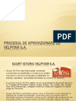 Procesul de Aprovizionare La VelPitar S