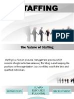 STAFFING: The Key Human Resource Management Process