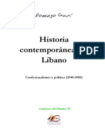 Garí, D. - Historia contemporánea del Líbano