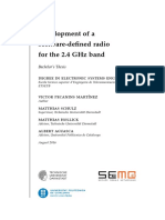 Development of a Software Defined Radio for the 2.4GHz band