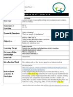 Adaptation Lesson Plan 2