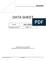 AN15525A Data Sheet: Semiconductor IC for CRT Vertical Deflection Output