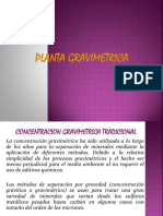Métodos de concentración gravimétrica