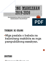 Ikatlong Markahan 2019-2020