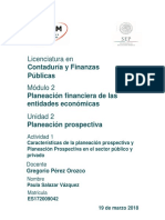 Planeación prospectiva en el sector público y privado