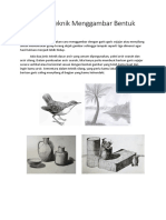 Teknik Menggambar Bentuk SenBud