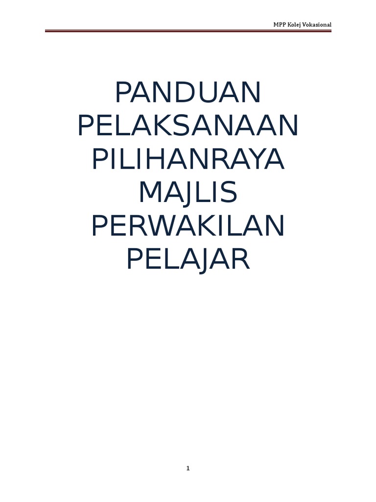 Garis Panduan Mpp Kvk 2019 Utk Spr Pdf
