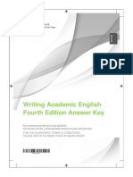 Writing Academic English Fourth Edition Answer Key