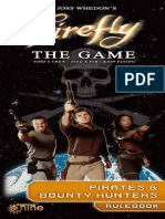 Firefly The Game Pirates and Bounty Hunters - Rules