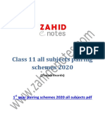Pairing Schemes 1st Year 2020 PDF