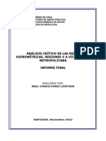 Análisis Crítico de Las Redes Hidrométricas Regiones V A VII y Región Metropolitana 2013 PDF