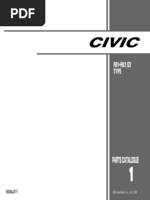 CIVIC 8th PARTS CATALOGUE