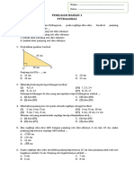 ULANGAN HARIAN Pythagoras