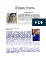 Reina de La Paz de Medjugorje Mensajes 2018