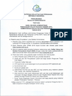 Pengumuman Hasil Seleksi Administrasi Pengadaan CPNS KKP Tahun 2019