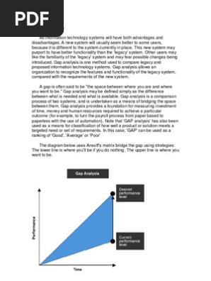 Gap Analysis