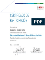 Electricidad - Módulo I Básico - Certificado