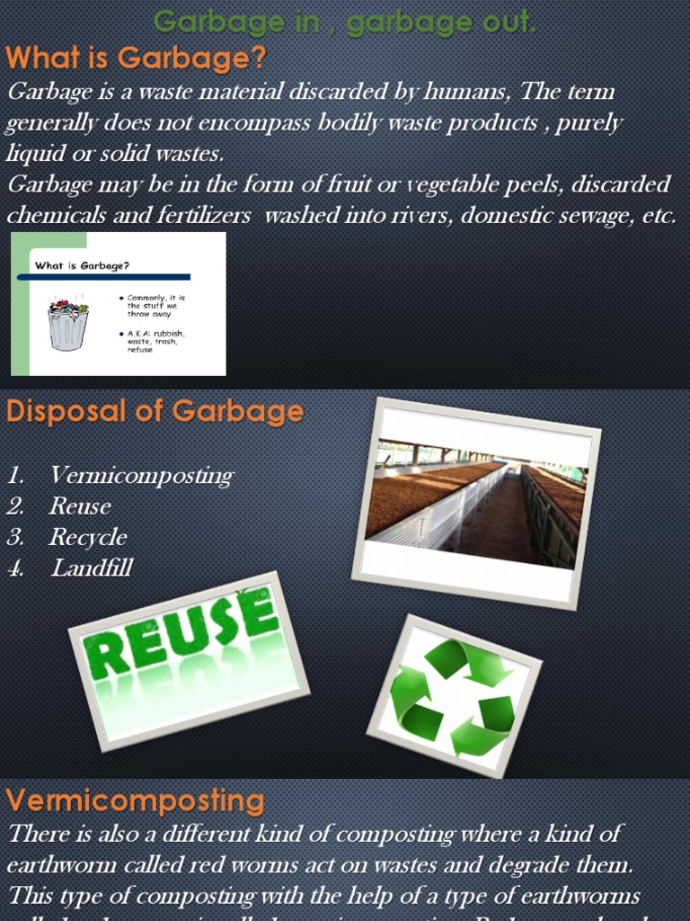 Understanding Garbage and Waste Management | PDF | Municipal Solid ...