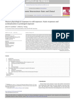 Human physiological responses to cold exposure - Acute responses and acclimatization to prolonged exposure