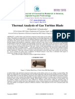 Thermal Analysis of Gas Turbine Blade PDF