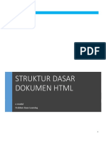 Struktur Dasar HTML