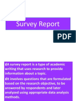 Survey Report