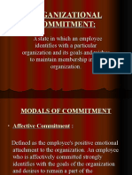 Organizational Commitment