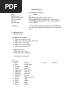 Download LESSON PLAN I Describing Things by Benediktus R Rattu SN44369404 doc pdf