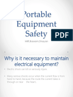 Portable Equipment Safety