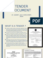 Tender and Contract