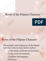 Roots of The Filipino Character