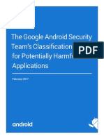 The Google Android Security Team's Classifications For Potentially Harmful Applications PDF