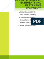 Easements and Restrictive Covenants