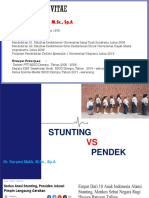 STUNTING PACU, DR Suryani, MSC, SpA