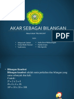 Akar Sebagai Bilangan