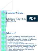 Consumer Culture: Definitions, History & The Role of The Media