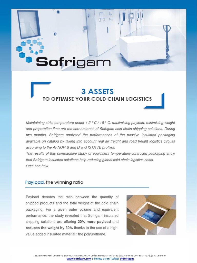 ColdChainIq - Optimizing Cold Chain Logistics - Sofrigam | PDF ...
