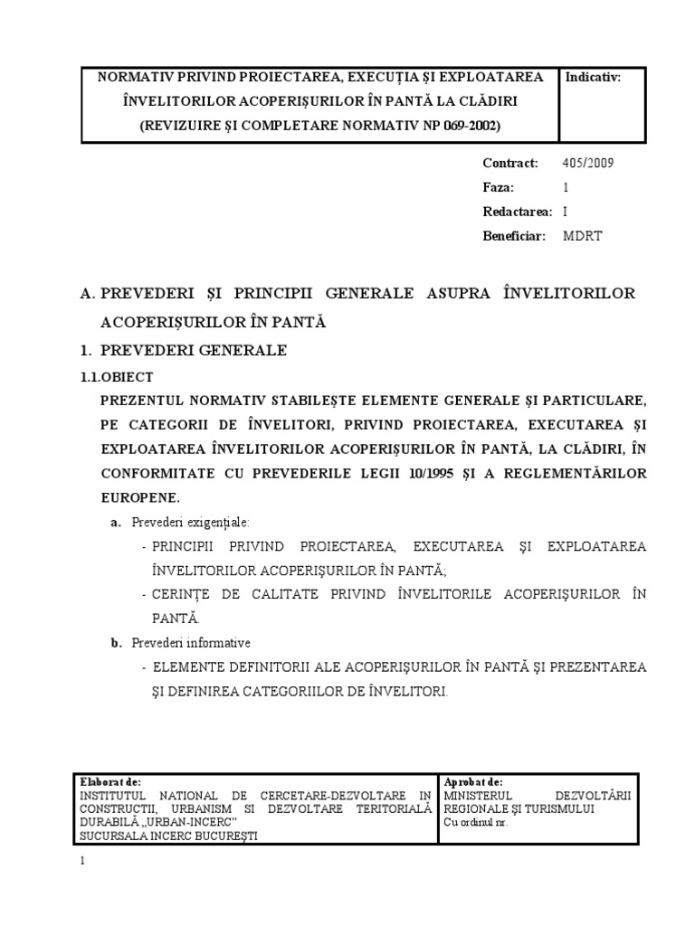 Normativ Invelitori PDF | PDF