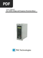 UFR PAC PNC E500 Manual PDF