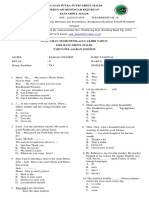 Soal Pas Bahasa Inggris Semester 1 XTKJ