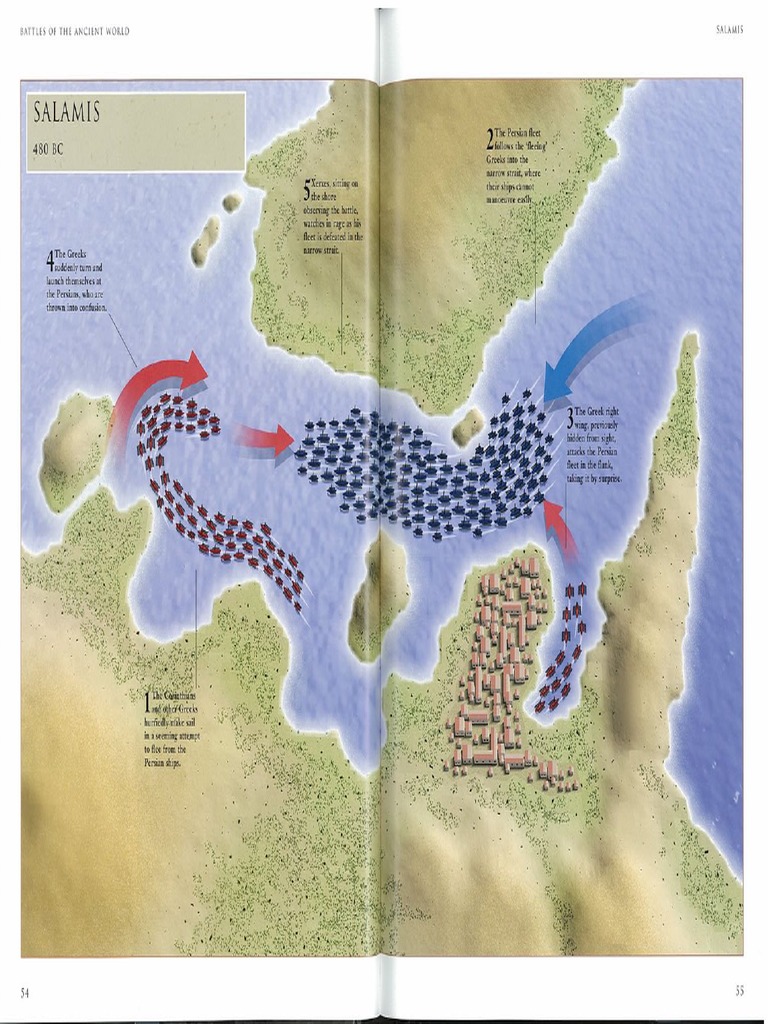 Battle of Salamis Map
