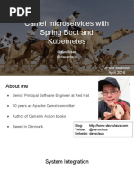 Camel Microservices With Spring Boot and Kubernetes