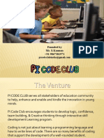 Pitch Deck Pi Code Club New