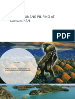 Ang Sinaunang Pilipino at Kapaligiran