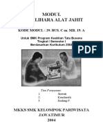 Modul Memelihara Alat Jahit