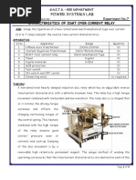 Idmt Over Current Relay